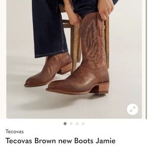 Tecovas Tan Leather Western Boots jamie